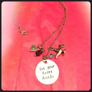 "Let Your Heart Decide" necklace