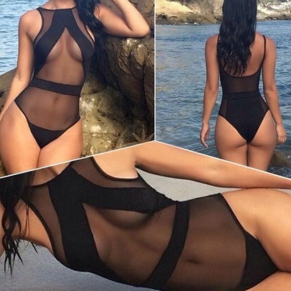 Sexy one piece bathing suit
