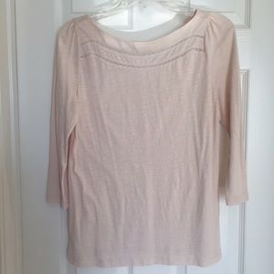 LOFT pale pink top