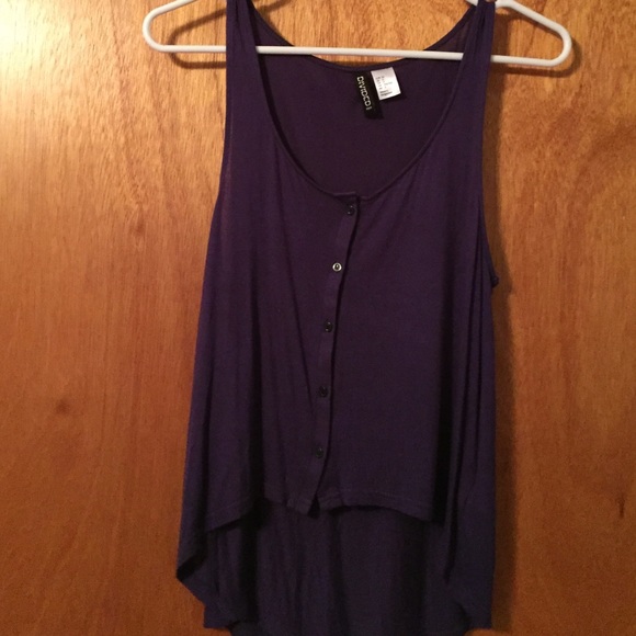 Purple crop top