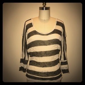 Striped American Rag knit tshirt