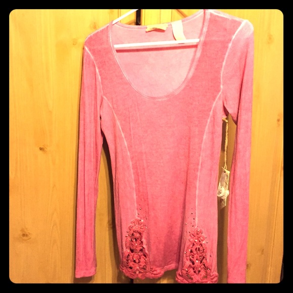 Buckle Ribbed Long Sleeve