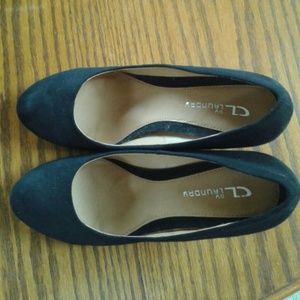 Chinese Laundry black wedges