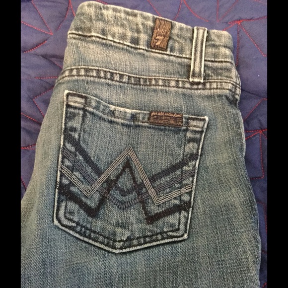 7 For All Mankind Flare Bootcut Jeans 25!