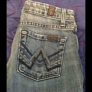 7 For All Mankind Flare Bootcut Jeans 25!