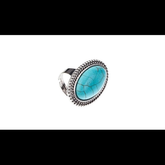 Vintage teal ring adjustable - Picture 3 of 3