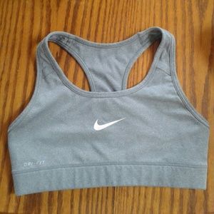 Grey Nike Sports Bra