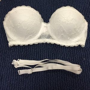 White Lace Bra