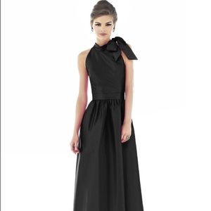 Dessy Black Bridesmaids Dress, Style D533, Size 4