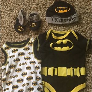 Baby boy Batman set