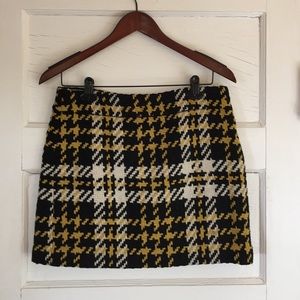 J. Crew Plaid Mini Skirt