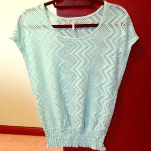 Pacsun Kirra Seafoam/Teal Shirt