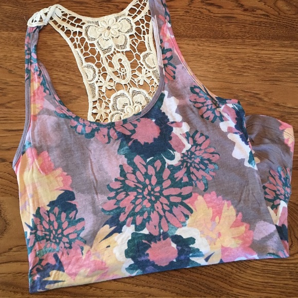 Lace-Back Tank (Like New) - Picture 2 of 3