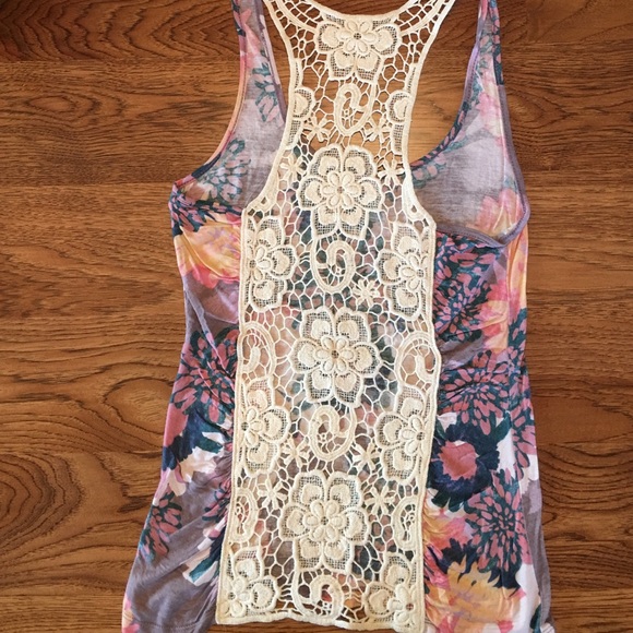 Lace-Back Tank (Like New) - Picture 3 of 3