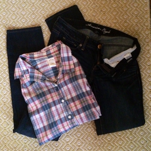 Skinny Stretch Dark Rinse Jeans