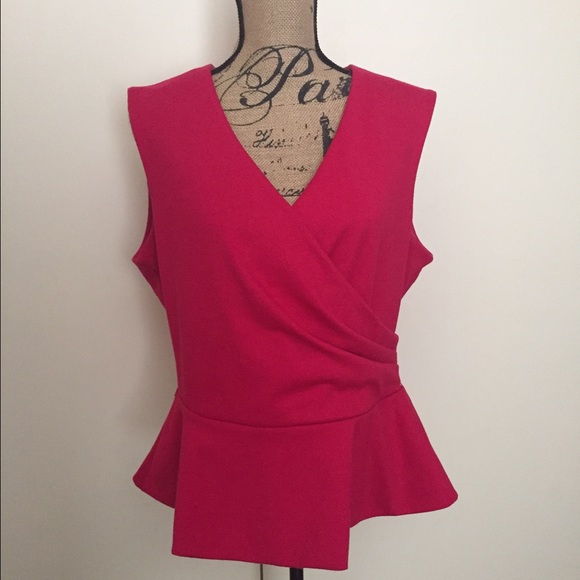 New York & Company Tops - 🎄Pink Peplum Blouse🎄