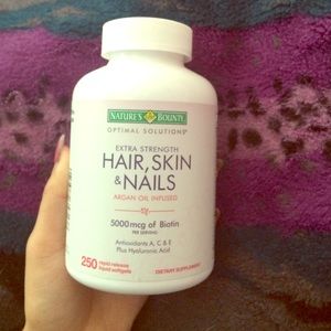 Hair, skin, and nail pills