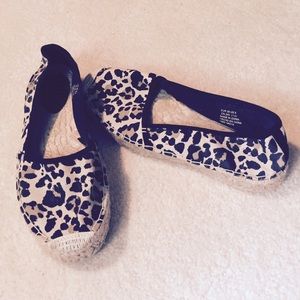 ***NWOT*** H&M Leopard Print Espadrilles Sz 8
