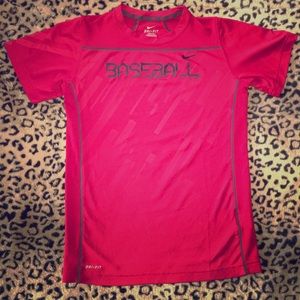 Youth NIKE Dri-fit baseball T.