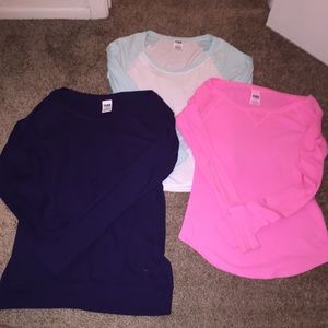 VS Pink long sleeve bundle :)