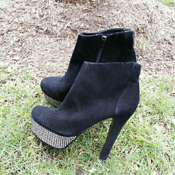 🤩Steve Madden Banngg Crystal Booties - Picture 2 of 5