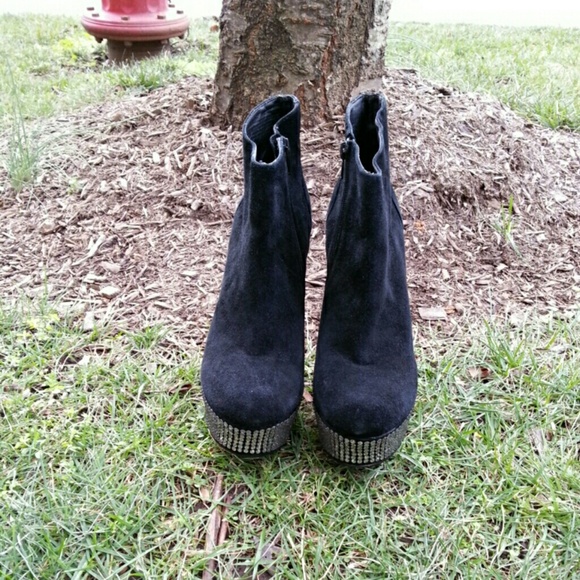 🤩Steve Madden Banngg Crystal Booties - Picture 5 of 5