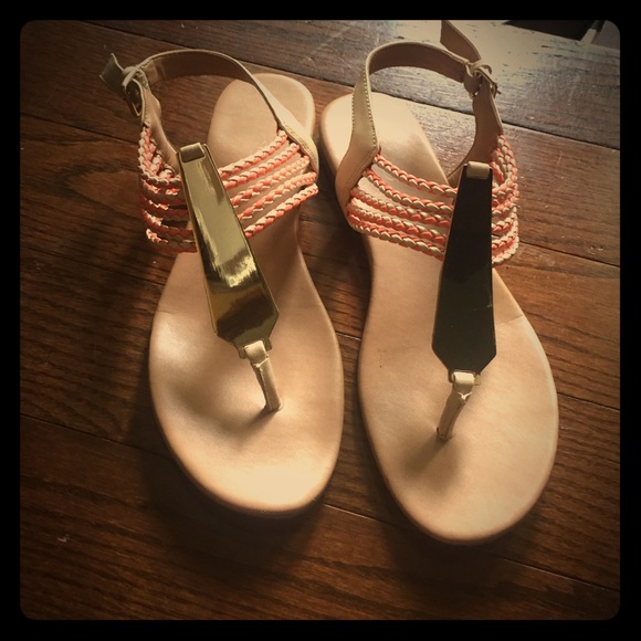 Coral Aldo Sandals!