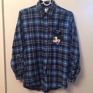 Mickey Mouse plaid shirt