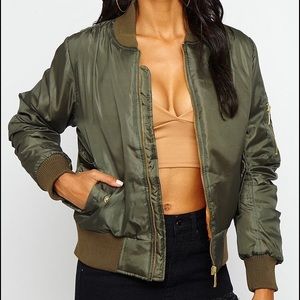 Green/Khaki Bomber Jacket