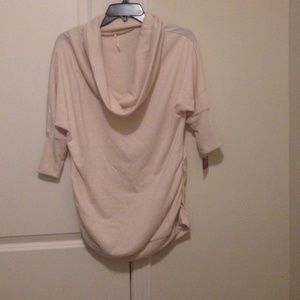 Cream Cow Neck Shirt !! Sale!!