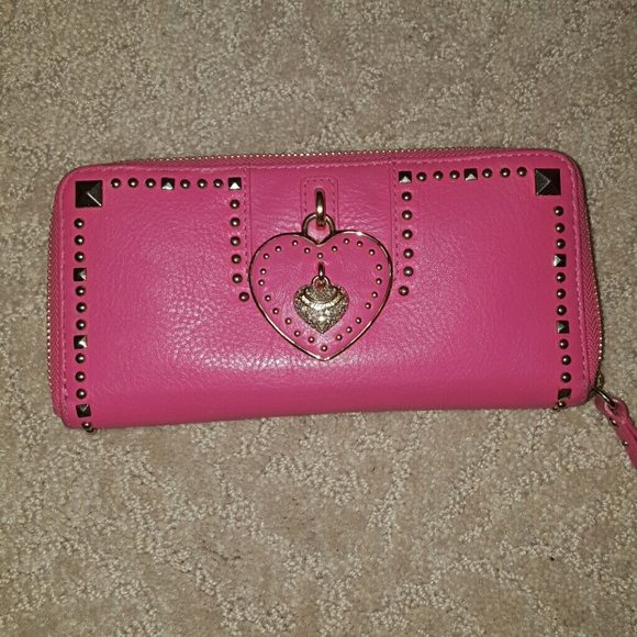 Pink leather Juicy Couture wallet