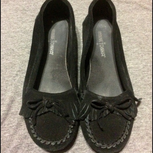 Suede moccasins