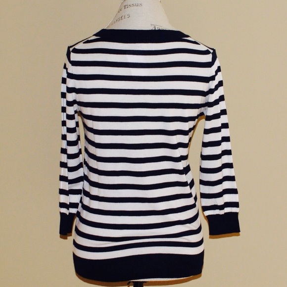 {j. crew} striped sunglasses sweater - Picture 3 of 3