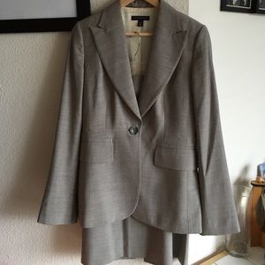 Grey Banana skirt suit