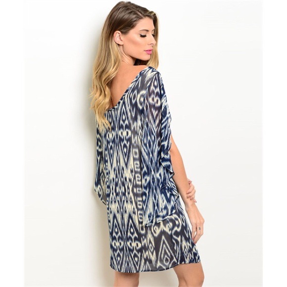 🎉30% OFF BUNDLES🎉Navy Khaki Dress - Picture 2 of 2