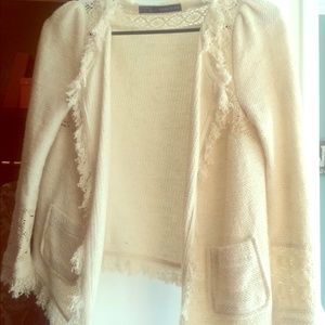 Cute Zara cream colored jacket.