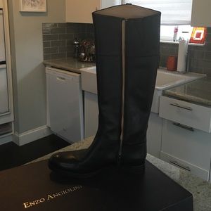 Enzo Angiolini leather riding boot.
