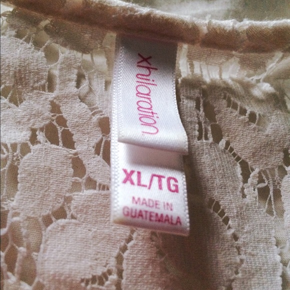 Xhilaration Racerback Lace Hi-lo Dress - Picture 3 of 3