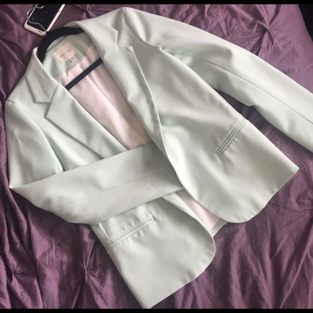 Light green blazer