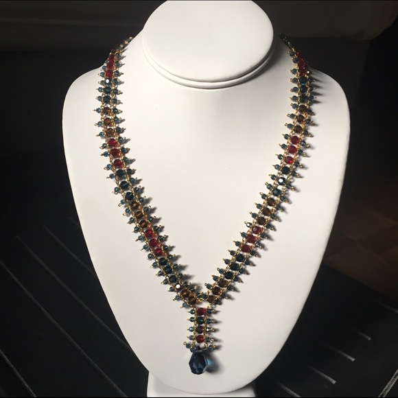 Alzerina Swarovski & 24k Gold plated Necklace