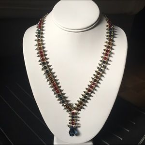 Alzerina Swarovski & 24k Gold plated Necklace