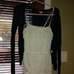 Aerie/Aeropostale Sweater and Top combo