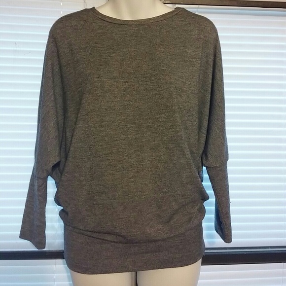Grey twenty one dolman 3/4 sleeve top