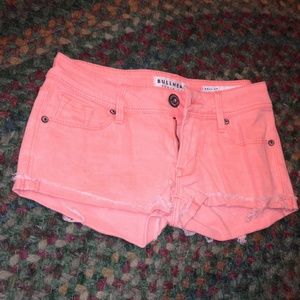Bullhead Orange/Pink Shorts WORN ONCE