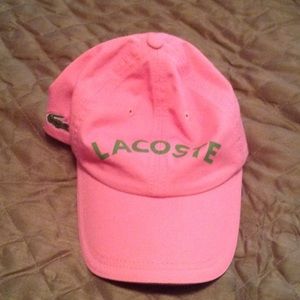 Pink hat,