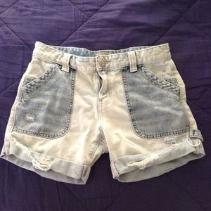 Free People denim shorts