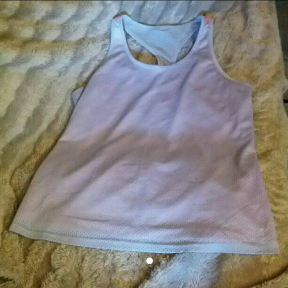 🍎3 For $15🍎  Reversible Gray & Pink Tank - Picture 3 of 5