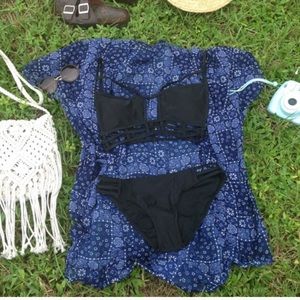 Black Cage Bikini BNWOT