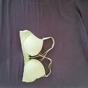 Embellished Victorias secret crossback pushup bra