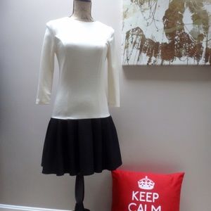 ASOS Black and White dress with back buttons